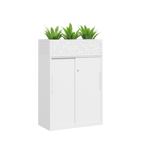 Lunar Sliding Door Cabinet - 900mm W