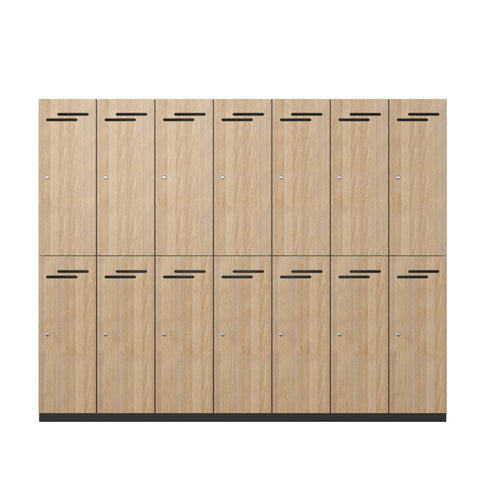 2 Door Lockers - 3 Bay of 2 Door Locker