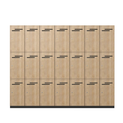 3 Door Lockers - 2 Bay of 3 Door Locker