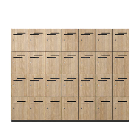 4 Door Lockers - 3 Bay of 4 Door Locker